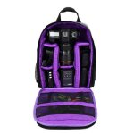 Sac � dos pour appareil photo sac de camping �tanche et r�sistant aux chocs - petitviolet