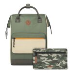 Sac  dos - cabaia - adventurer rip stop - vert fonc - 39x28x16 cm - 750g