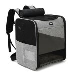 Sac � dos chat chien - transparent - confort optimal - s�curit� renforc�e - prise en main facile