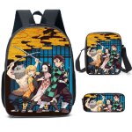 Sac a dos demon slayer college garcon sac a dos garcon primaire sacs scolaires cartables et trousses Sac a dos demon slayer college garcon sac a dos garcon primaire sacs scolaires cartables et trousses