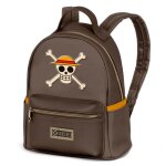 Sac � dos - educa borras - one piece heady skull - marron - moderne et urbain - mixte