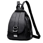 Sac � dos femme en simili cuir noir ? �l�gant antivol pratique pour ville pour le travail et quotidien ...