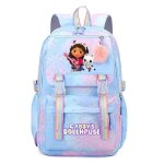 Sac a dos gabby chat la maison magique ecole cartable gabbys dolhousse mignon bleu rose