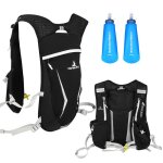Sac  dos hydratation 12l ultra - lger - bretelles poitrine rglables 2 bouteilles 500ml - running vlo ...