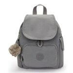 Sac � dos - kipling - city pack mini backpack xs - gris - taille compacte - design intemporel