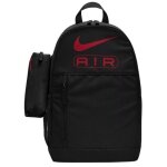 Sac � dos - nike - air noir - logo swoosh rouge - 100% polyester - enfant gar�on