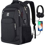 Sac à dos pour ordinateur portable 18 pouces pour homme idéal pour lécole ou le travail (noir 18 pouces) ... Sac à dos pour ordinateur portable 18 pouces pour homme idéal pour lécole ou le travail (noir 18 pouces) ...