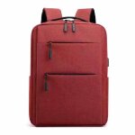 Sac  dos pour ordinateur - travel bag - bordeaux - rsistant  leau - port usb - 156 pouces