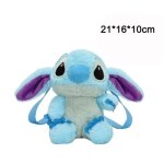 Sac  dos en peluche mignon de dessin anim stitch de 21 cm figurine danime en peluche poupe kawaii ...