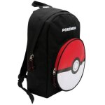 Sac  dos pokemon pokeball - pokemon - adaptable 42cm - noir - mixte