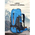 Sac à dos randonnée 70l - nylon - léger - imperméable - confort ergonomique - accès hydratation Sac à dos randonnée 70l - nylon - léger - imperméable - confort ergonomique - accès hydratation