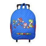 Sac  dos  roulettes 32 cm maternelle super mario multicolore
