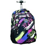 Sac  dos  roulettes no fear street art 48 cm - cartable