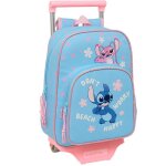 Sac  dos  roulettes maternelle stitch happy 34 cm trolley haut de gamme