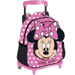Sac � dos � roulettes minnie mouse must 31 cm trolley - maternelle