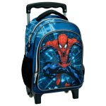 Sac  dos  roulettes spiderman neon web 30 cm trolley maternelle