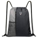 Sac  dos de sport  cordon grand modle pour tous avec poches en maille pour bouteilles et fermeture ...