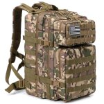 Sac � dos tactique militaire - maavoki - 45l - polyvalent imperm�able - ergonomique - camouflage