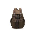Sac � dos en toile vintage pour hommes - marron - pour camping randonn�e et �cole multicolore sac a dos ...