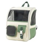 Sac  dos pour chien - marque non spcifie - modle non spcifi - respirant - impermable - vert