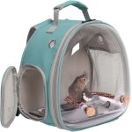 Sac à dos de transport pour oiseaux - capsule transparente - avec fenêtre à bulles - cage à oiseaux pour ... Sac à dos de transport pour oiseaux - capsule transparente - avec fenêtre à bulles - cage à oiseaux pour ...