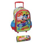 Sac à dos trolley - disney - mickey - 31 cm - imperméable - 2 compartiments - Éléments réfléchissants ... Sac à dos trolley - disney - mickey - 31 cm - imperméable - 2 compartiments - Éléments réfléchissants ...