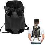 Sac  dos ventral pour petit chien sac de transport portable pour animaux de compagnie noir (m) yyv