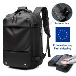 Sac  dos de voyage - grande capacit - compression sous vide - serrure  code - compatible 17 pouces ...