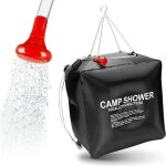 Sac de douche solaire - 40l - pliable portable extérieur - tête de douche chauffe eau multicolore douche ... Sac de douche solaire - 40l - pliable portable extérieur - tête de douche chauffe eau multicolore douche ...