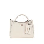 Sac � �paule bandouli�re - guess - brenton girlfriend satchel s - cr�me - 29x19x10 cm - femme