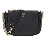 Sac  paule - guess - fedora shoulder bag - noir - 100% polyurthane - 25x15x7 cm