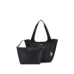 Sac � �paule - guess - helina tote bag - noir - 100% polyur�thane - aimant�e
