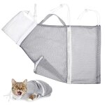 Sac de filet de douche pour chat sac de bain sac de retenue multifonctionnel emp�cher les morsures de ...