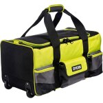 Sac avec fond renforcé À roulettes (56 x 29 x 30 cm) pour 4 ou 5 outils - 2 roues et poignée télescopique ... Sac avec fond renforcé À roulettes (56 x 29 x 30 cm) pour 4 ou 5 outils - 2 roues et poignée télescopique ...
