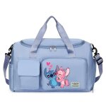 Sac fourre - tout stitch en polyester avec intrieur en oxford grand sac de voyage pliable avec compartiment ...