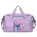 Sac fourre - tout stitch en polyester avec intrieur en oxford grand sac de voyage pliable avec compartiment ...