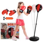 Sac de frappe enfants aiyaplay punching ball sur pied rglable 68 - 102 cm pour enfants de 5 - 10 ans ...