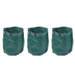 Sacs de jardin 3 pices 272l 67x76cm stockage dchets vgtaux et feuilles sacs de plantation robustes ...