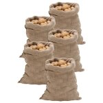 Sac en jute - vidaxl - 5 pcs - 60x105 cm - 100% recyclable - 220 g / m�