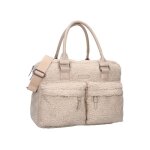 Sac  langer (avec matelas  langer) hello little one - sherpa beige