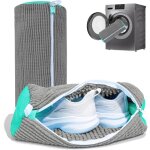 Sac de lavage pour chaussures en machine � laver fibre douce pour la protection des chaussures mat�riau ...