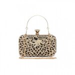 Sac � main 205x5x12cm pochette rigide avec cha�ne amovible pour femme - soir�e chic mariage & �v�nements ...