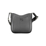 Sac � main en cuir noir ralph lauren