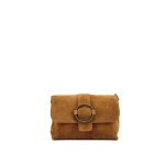 Sac � main en cuir nubuck verone suede camel