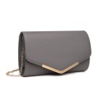 Sac � main en cuir pu pochette femme soir�e mariage cha�ne sac clutch sac enveloppe sac d�paule femme ...