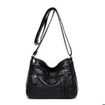 Sac � main femme - cabas fourre - tout cuir pu port� epaule bandouli�re - multi poche plusieurs compartiments ...