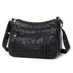 Sac � main femme - cabas fourre - tout cuir pu port� epaule bandouli�re - multi poche plusieurs compartiments ...
