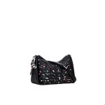 Desigual mayari - sac � main femme noir � motifs color�s 100% polyur�thane poches int�rieures