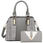 Sac � main femme et portefeuille monnaie en cuir sac � bandouli�re avec sangle r�glable sac portes � ...