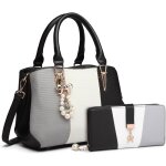 Sac � main pour femme portefeuille monnaie pendentif porte - cl�s amovible sur le devant avec poign�e ...